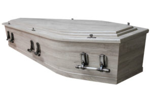 Caskets Driftwood Raised Lid