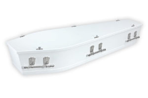 Caskets Painted White Gloss